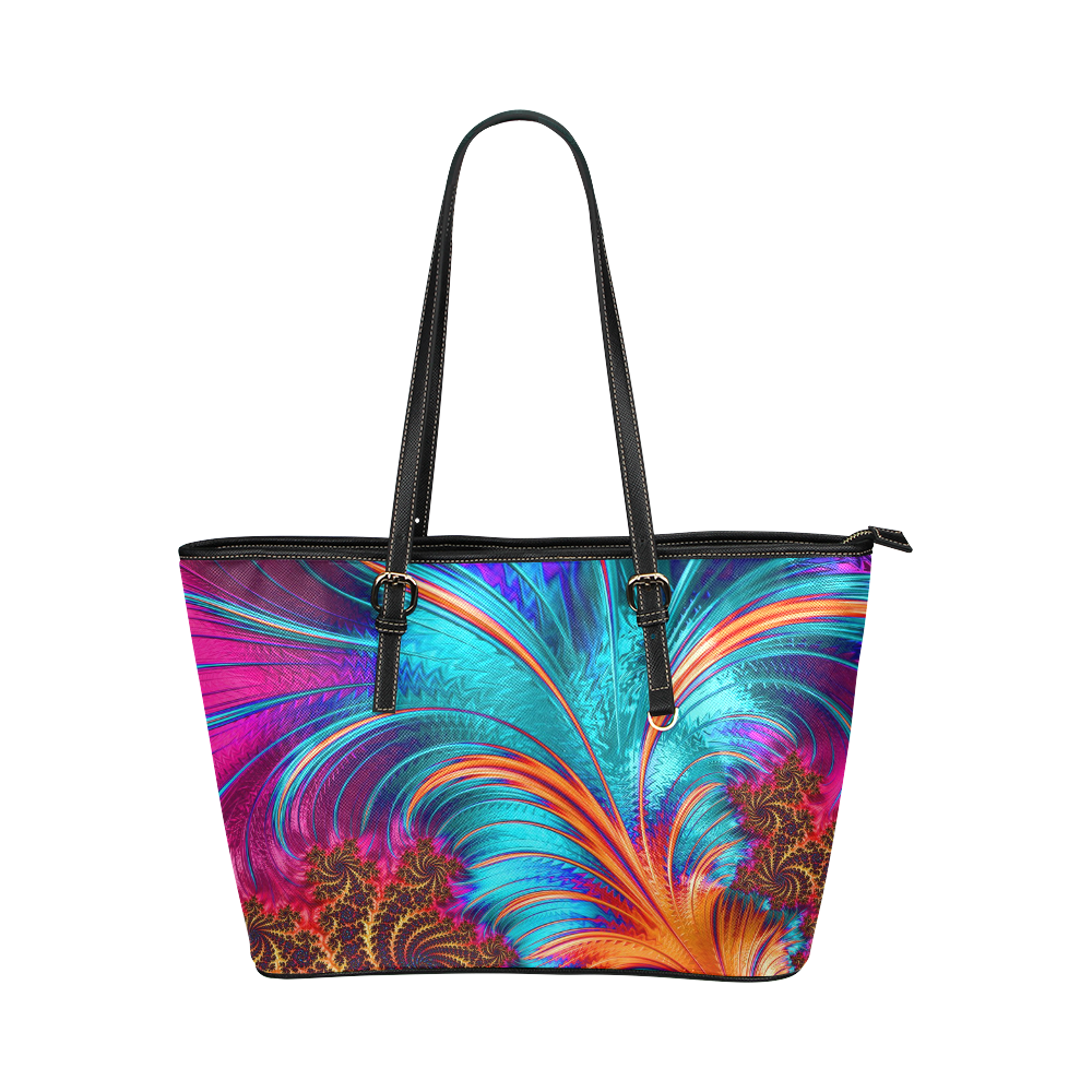 pattern20160751 Leather Tote Bag/Large (Model 1651)