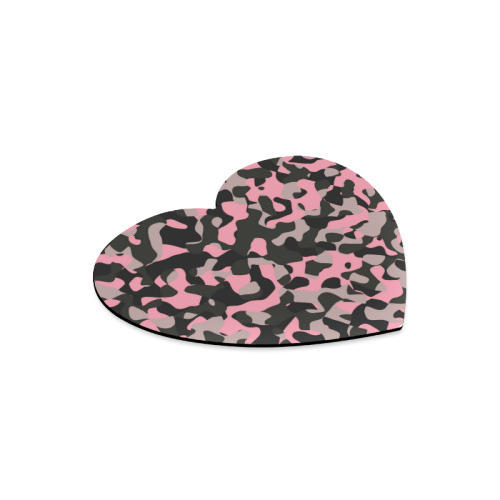 Kitty Camo Heart-shaped Mousepad