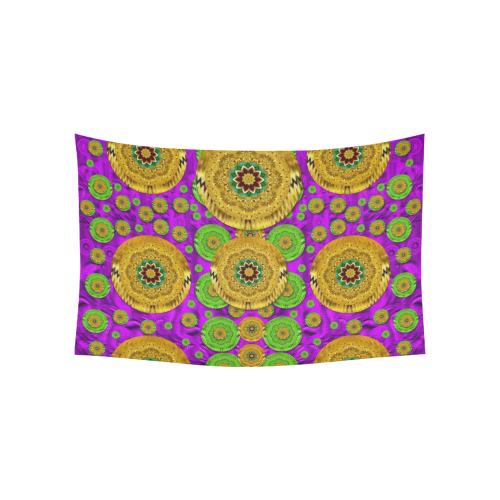Fantasy sunroses in the sun Cotton Linen Wall Tapestry 60"x 40"