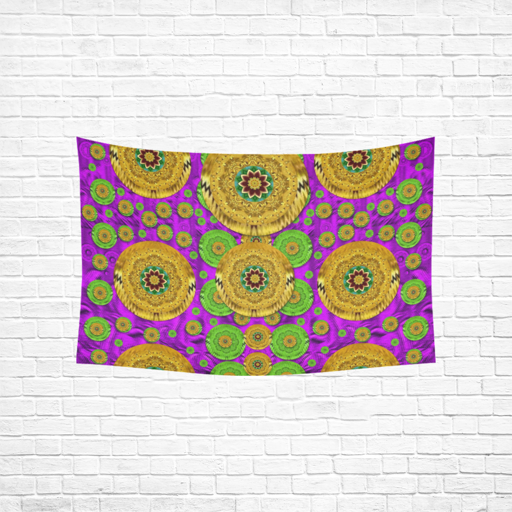Fantasy sunroses in the sun Cotton Linen Wall Tapestry 60"x 40"