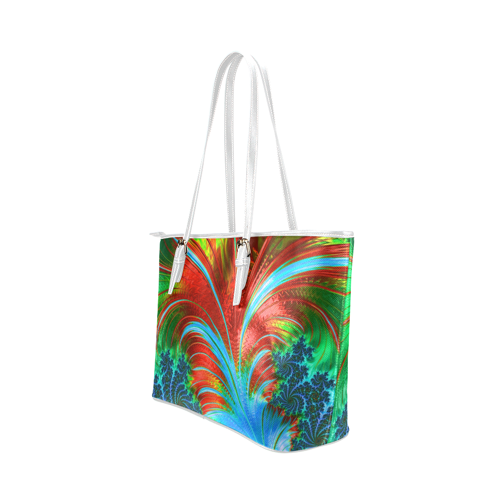 pattern20160763 Leather Tote Bag/Large (Model 1651)