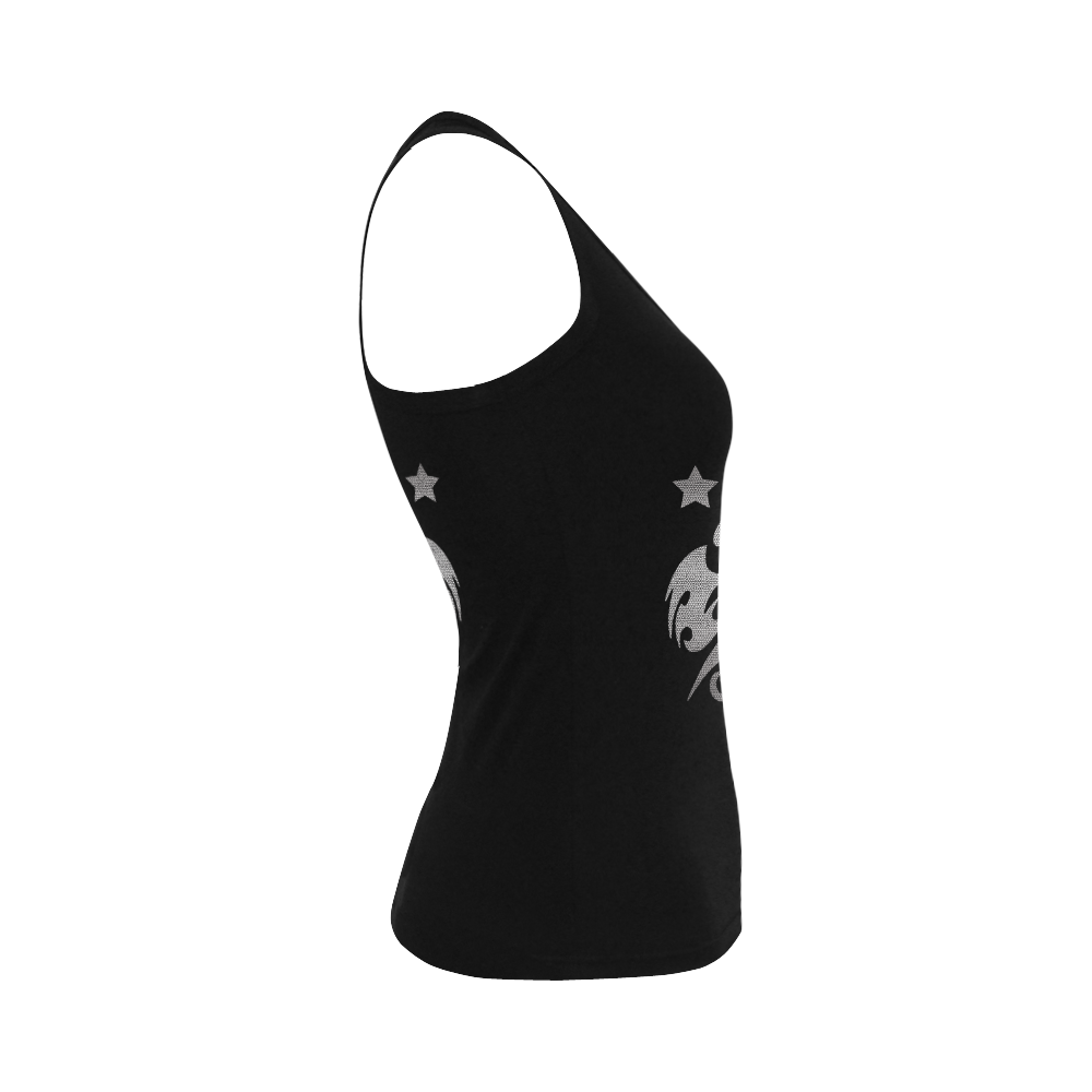 SKULL EFFEKT B Women's Shoulder-Free Tank Top (Model T35)