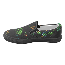 Colorful Abstract Men's Slip On Sneakers