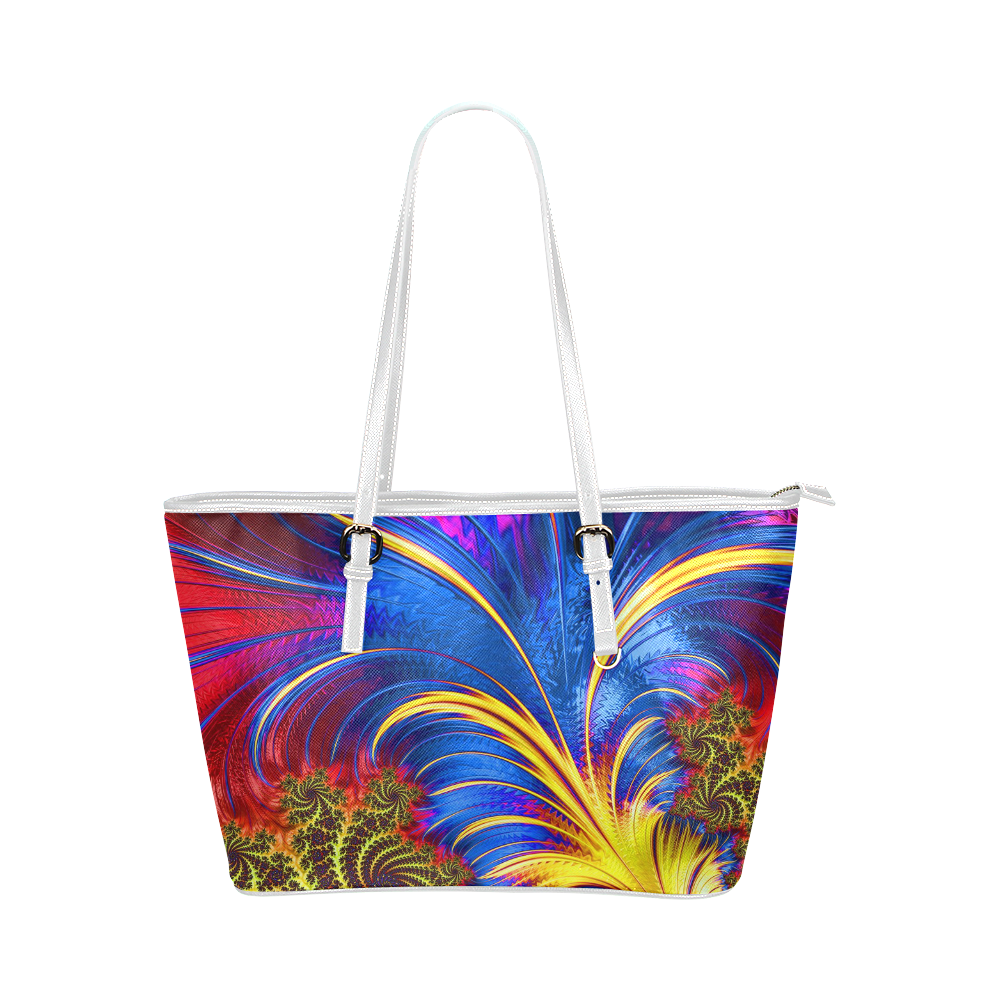 pattern20160754 Leather Tote Bag/Large (Model 1651)