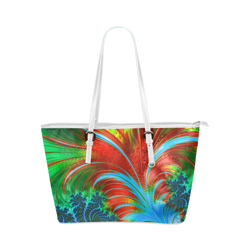 pattern20160763 Leather Tote Bag/Large (Model 1651)