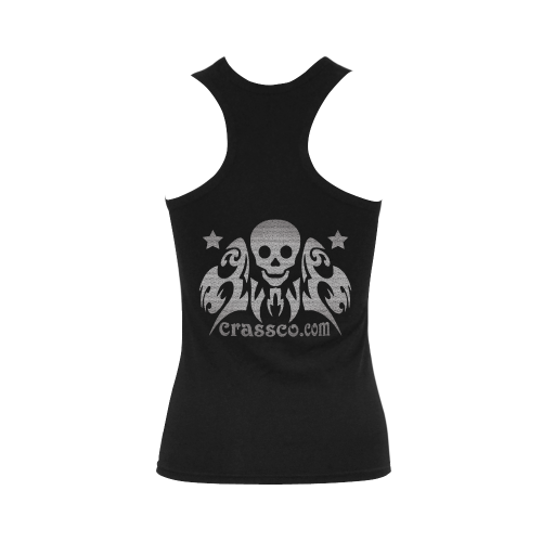 SKULL EFFEKT B Women's Shoulder-Free Tank Top (Model T35)