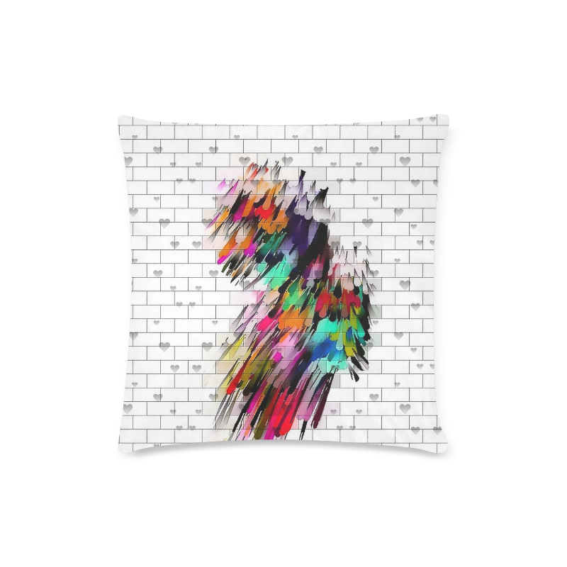 Wall of Color by Nico Bielow Custom Zippered Pillow Case 16"x16"(Twin Sides)