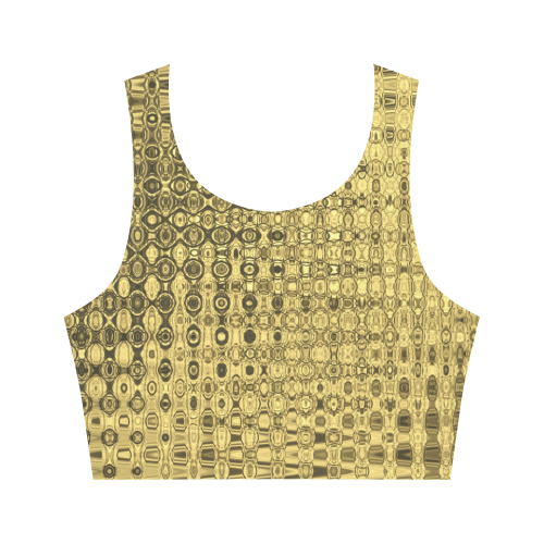 TEXTUR GOLD Women's Crop Top (Model T42)