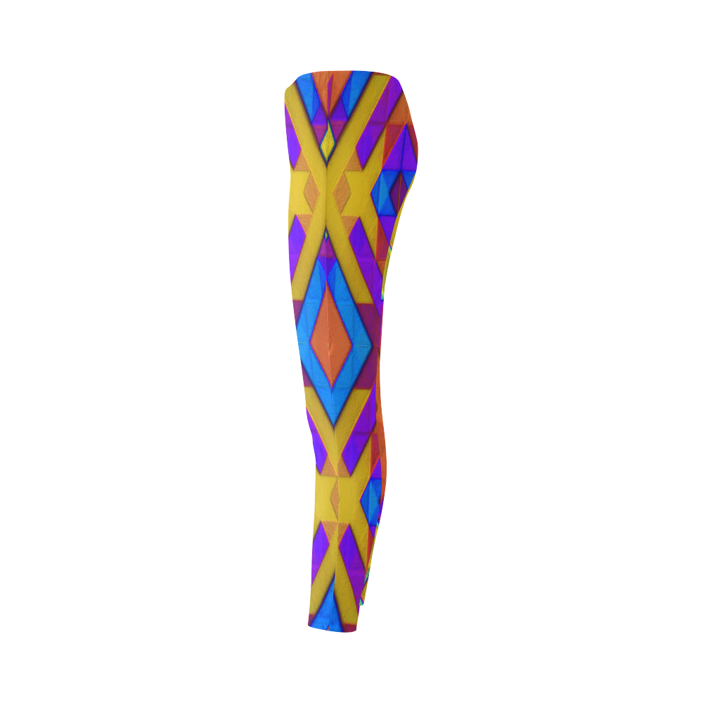 Colorful Geometry Cassandra Women's Leggings (Model L01)