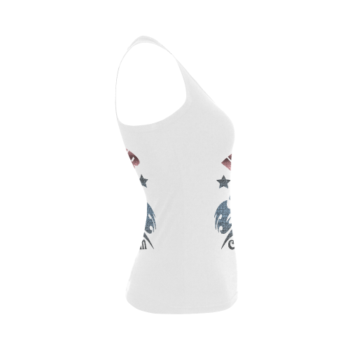 INSIDER SKULL Women's Shoulder-Free Tank Top (Model T35)