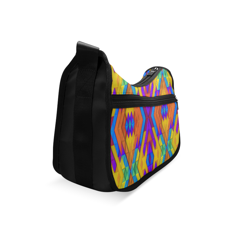 Colorful Geometry Crossbody Bags (Model 1616)