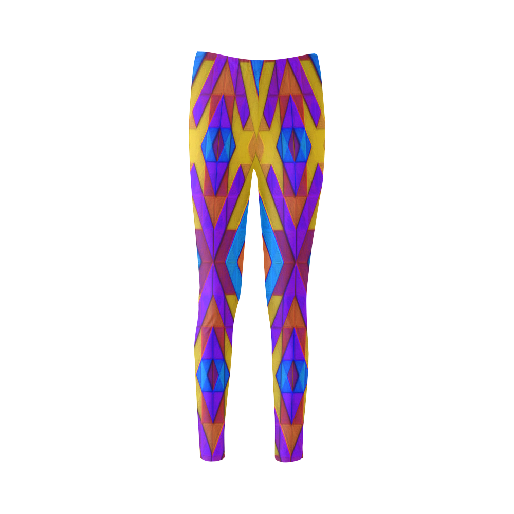 Colorful Geometry Cassandra Women's Leggings (Model L01)