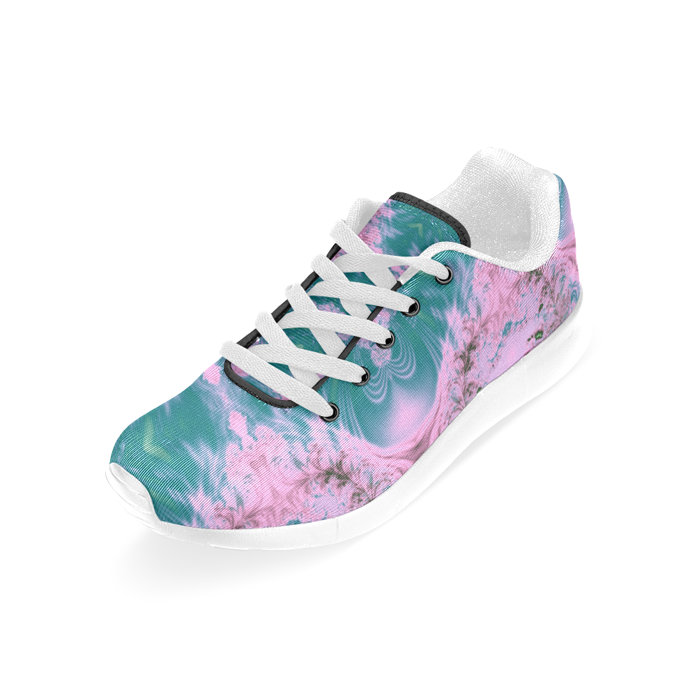 Japaneses Water Gardens Fractal Abstract Women’s Running Shoes (Model 020)