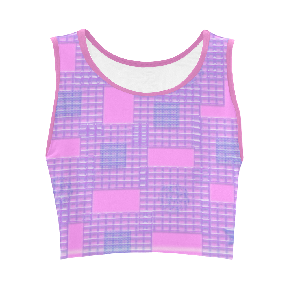 GEOPINKY Women's Crop Top (Model T42)