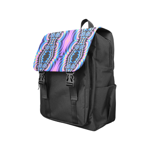 Psychedelic Tribe (Black) Casual Shoulders Backpack (Model 1623)