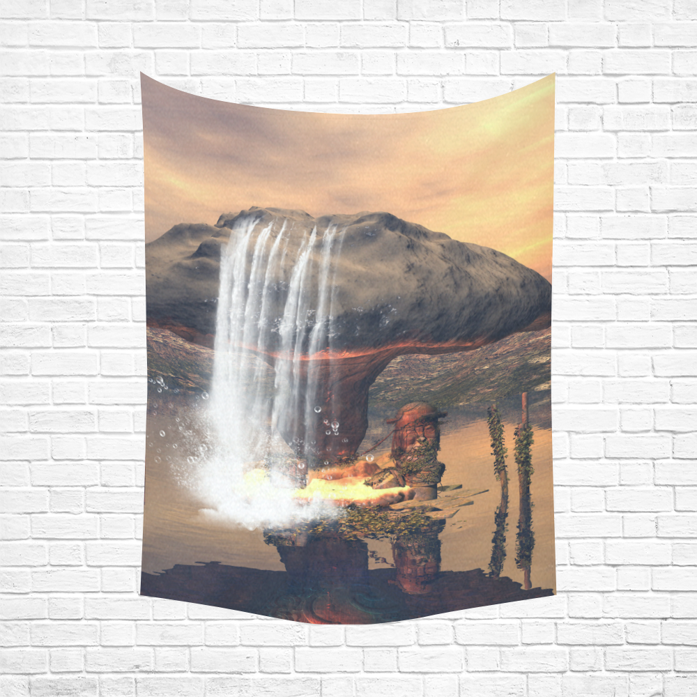 Awesome seascape Cotton Linen Wall Tapestry 60"x 80"