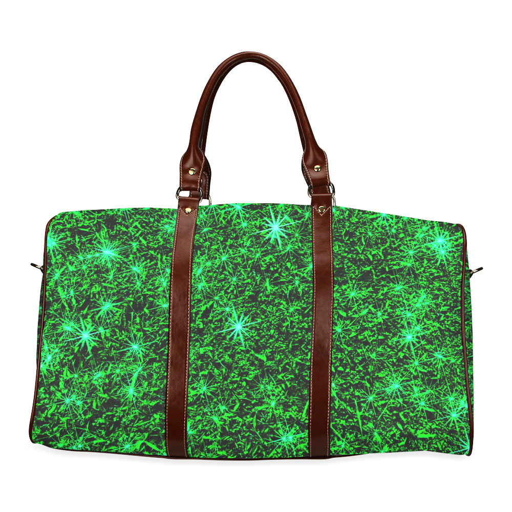 Sparkling Green Duo Tone - Jera Nour Waterproof Travel Bag/Large (Model 1639)