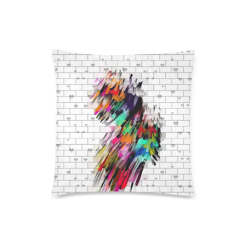 Wall of Color by Nico Bielow Custom Zippered Pillow Case 18"x18"(Twin Sides)