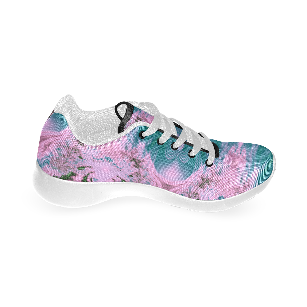 Japaneses Water Gardens Fractal Abstract Women’s Running Shoes (Model 020)