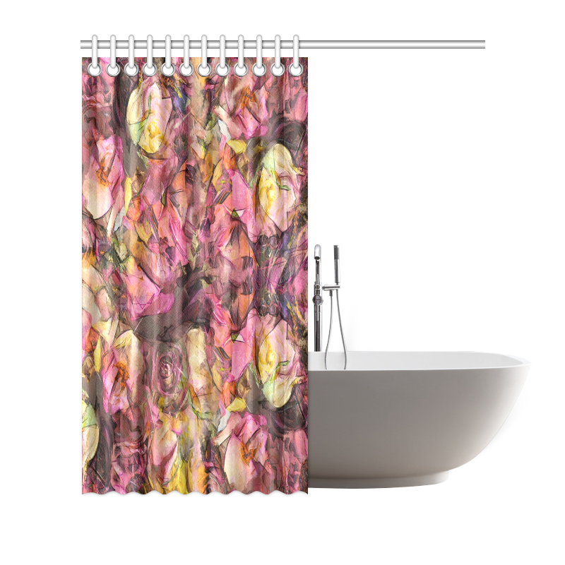 flora 2 Shower Curtain 72"x72"