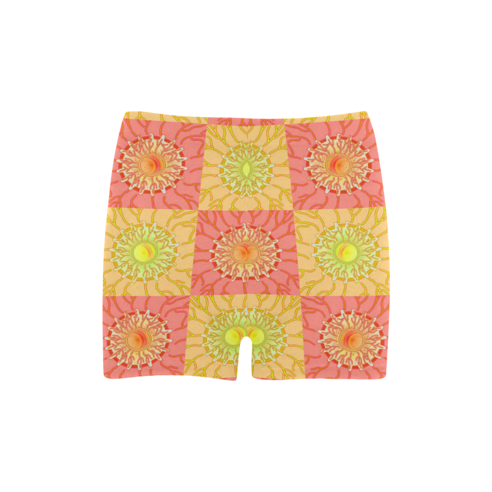Chequered Sunshine Briseis Skinny Shorts (Model L04)