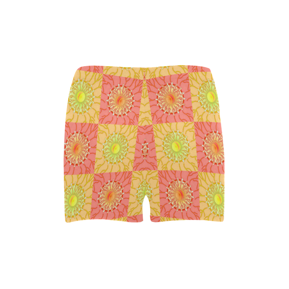 Chequered Sunshine Briseis Skinny Shorts (Model L04)