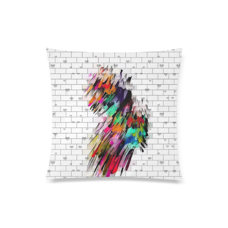 Wall of Color by Nico Bielow Custom Zippered Pillow Case 20"x20"(Twin Sides)