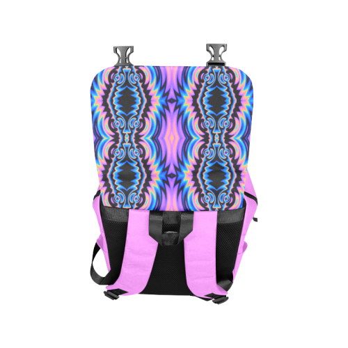 Psychedelic Tribe (Pink) Casual Shoulders Backpack (Model 1623)