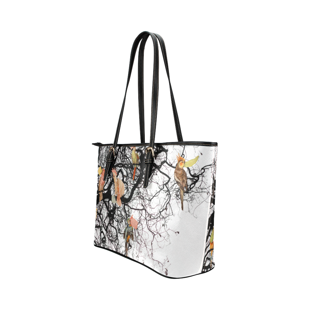 The messengers Leather Tote Bag/Large (Model 1651)