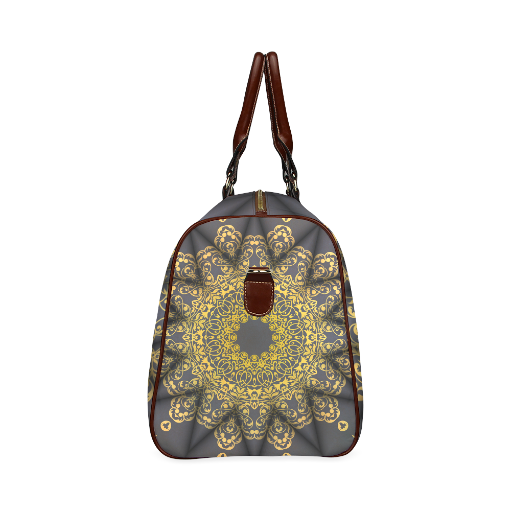 magic mandala 7 Waterproof Travel Bag/Large (Model 1639)
