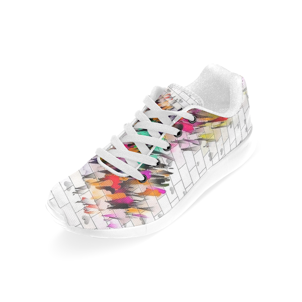 Wall of Color by Nico Bielow Women’s Running Shoes (Model 020)