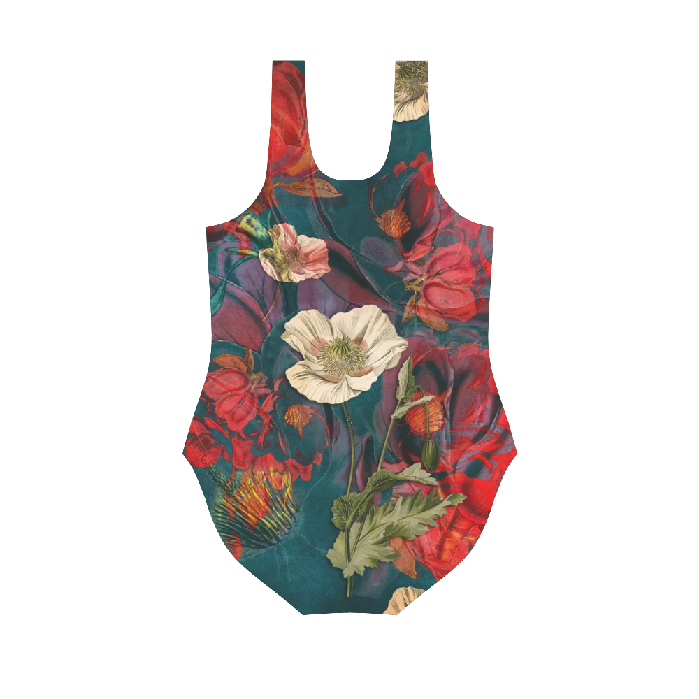 flora 3 Vest One Piece Swimsuit (Model S04)