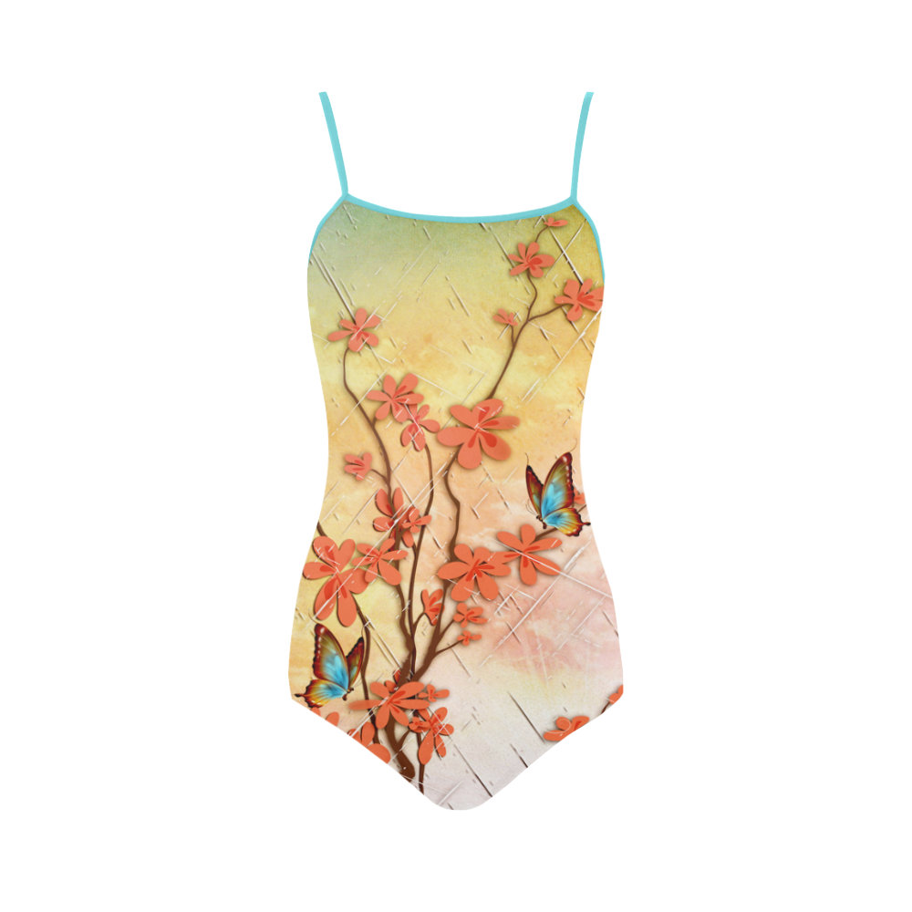 Ikebana Strap Swimsuit ( Model S05)