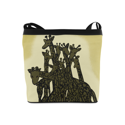 Tangled Giraffe Love Crossbody Bags (Model 1613)