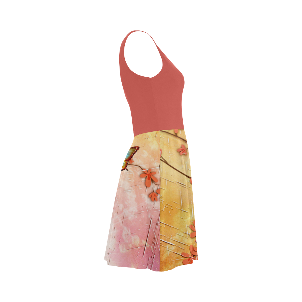 Ikebana red Atalanta Sundress (Model D04)