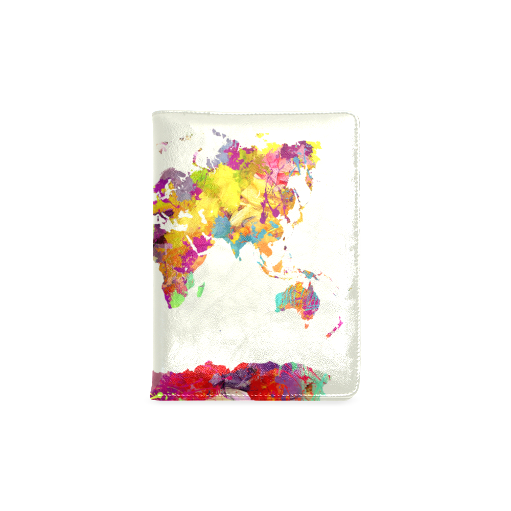 world map Custom NoteBook A5