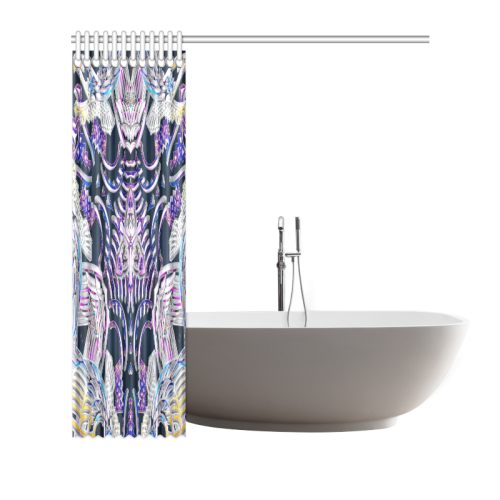 Temple of Simha Shower Curtain 72"x72"