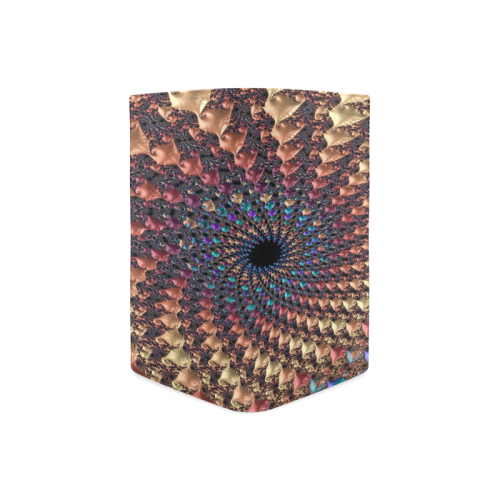 Time travel through this spiral fractal Women's Leather Wallet (Model 1611)