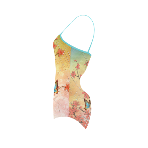 Ikebana Strap Swimsuit ( Model S05)