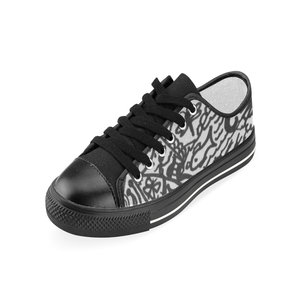 Nature Zen Delight Women's Classic Canvas Shoes (Model 018)