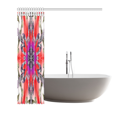 Hypnotic Geometry Shower Curtain 72"x72"