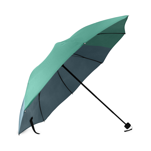 Only two Colors: Dark Blue - Ocean Green Foldable Umbrella (Model U01)