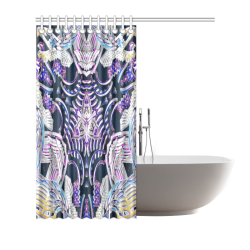 Temple of Simha Shower Curtain 72"x72"