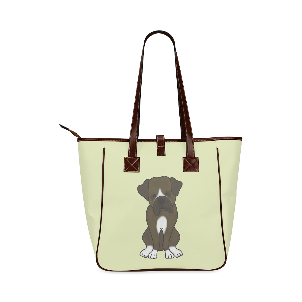 Boxer Puppy Dog Classic Tote Bag (Model 1644)