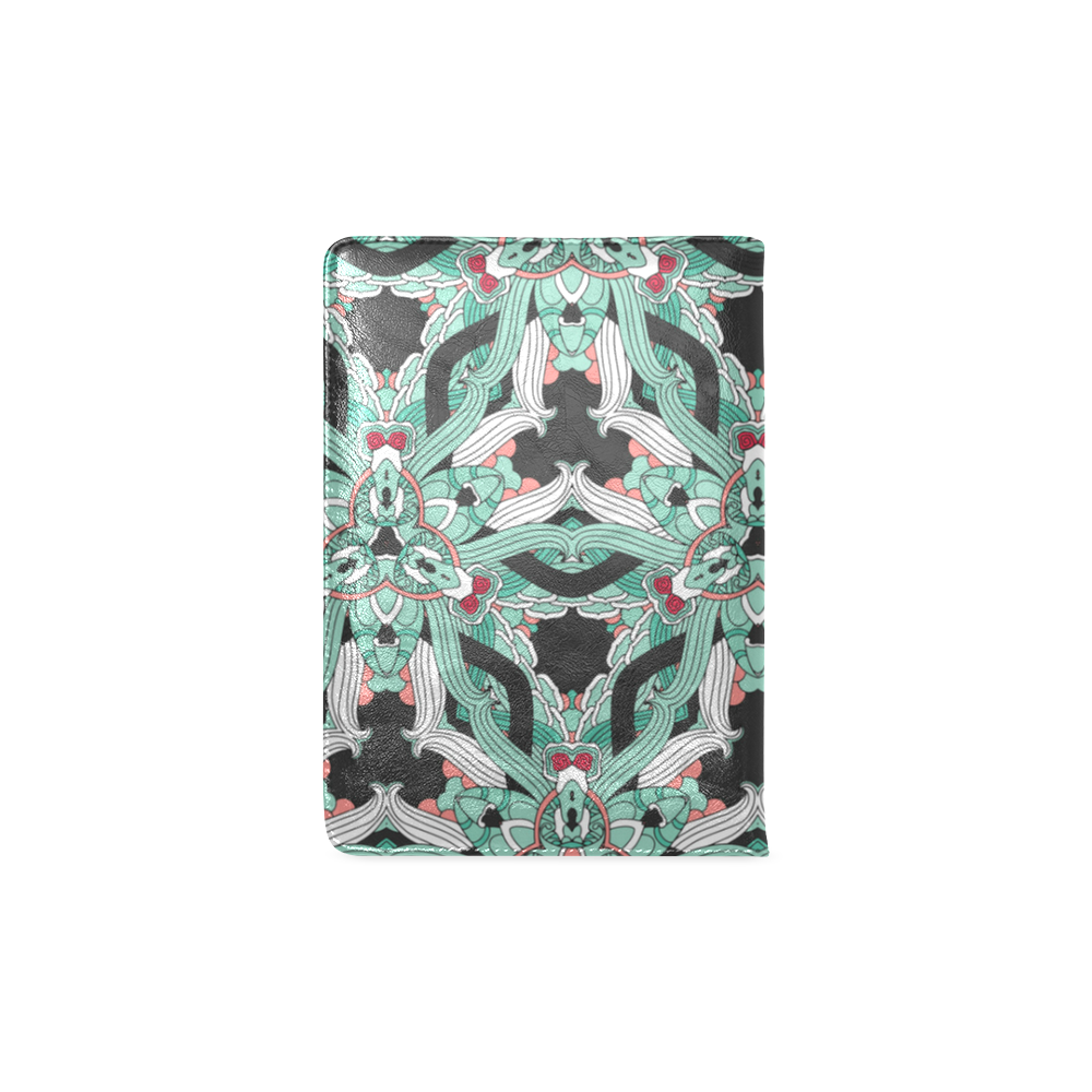 Zandine 0207 vintage green floral pattern Custom NoteBook A5
