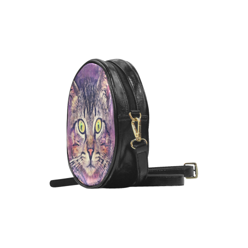 cat Round Sling Bag (Model 1647)