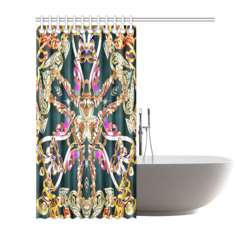 Elegant Manifest Shower Curtain 72"x72"