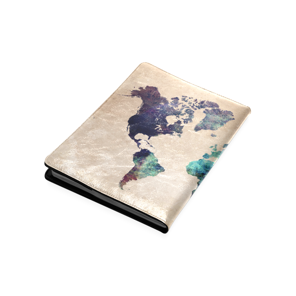 world map Custom NoteBook B5