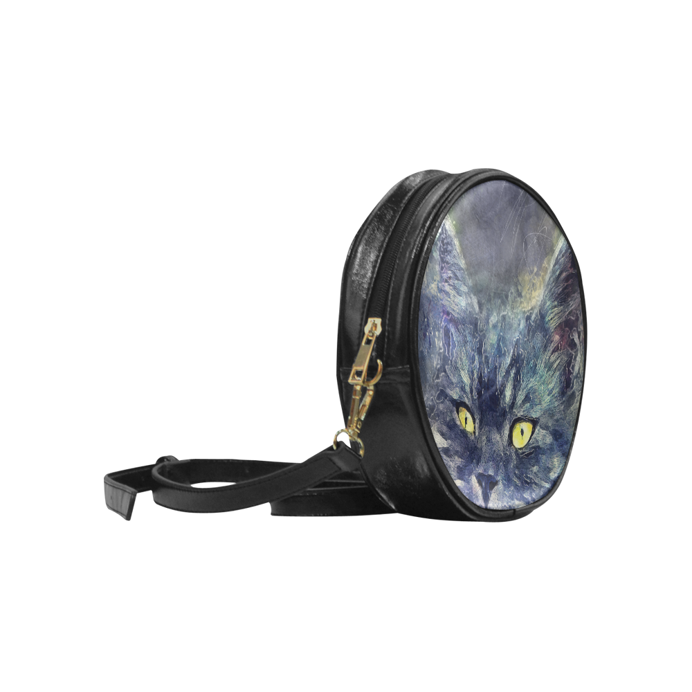 cat Round Sling Bag (Model 1647)