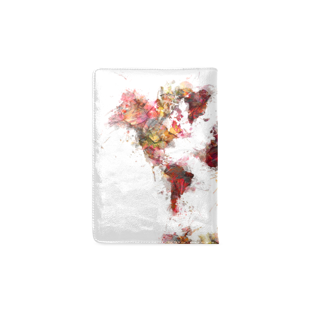 world map Custom NoteBook A5